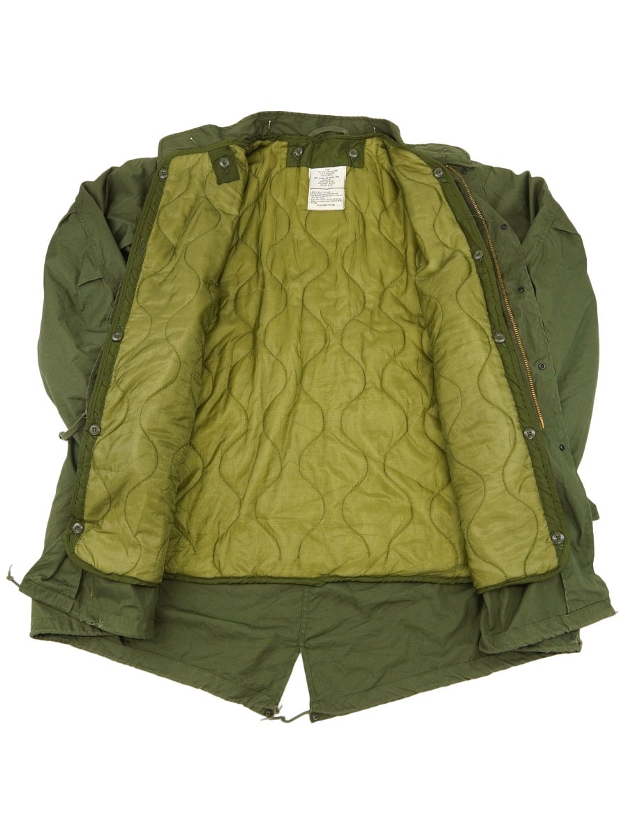 80's U.S.ARMY M-65 フィッシュテールパーカ ライナー付き 表記