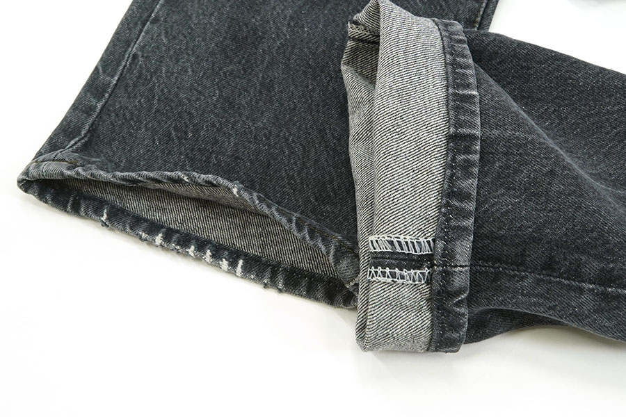 80's Levi's 501 内股シングル 先染めブラック デニムパンツ 表記
