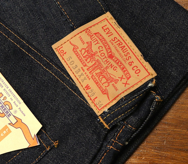 1960s DEAD STOCK , LEVIS 503BXX , Size W29 L34