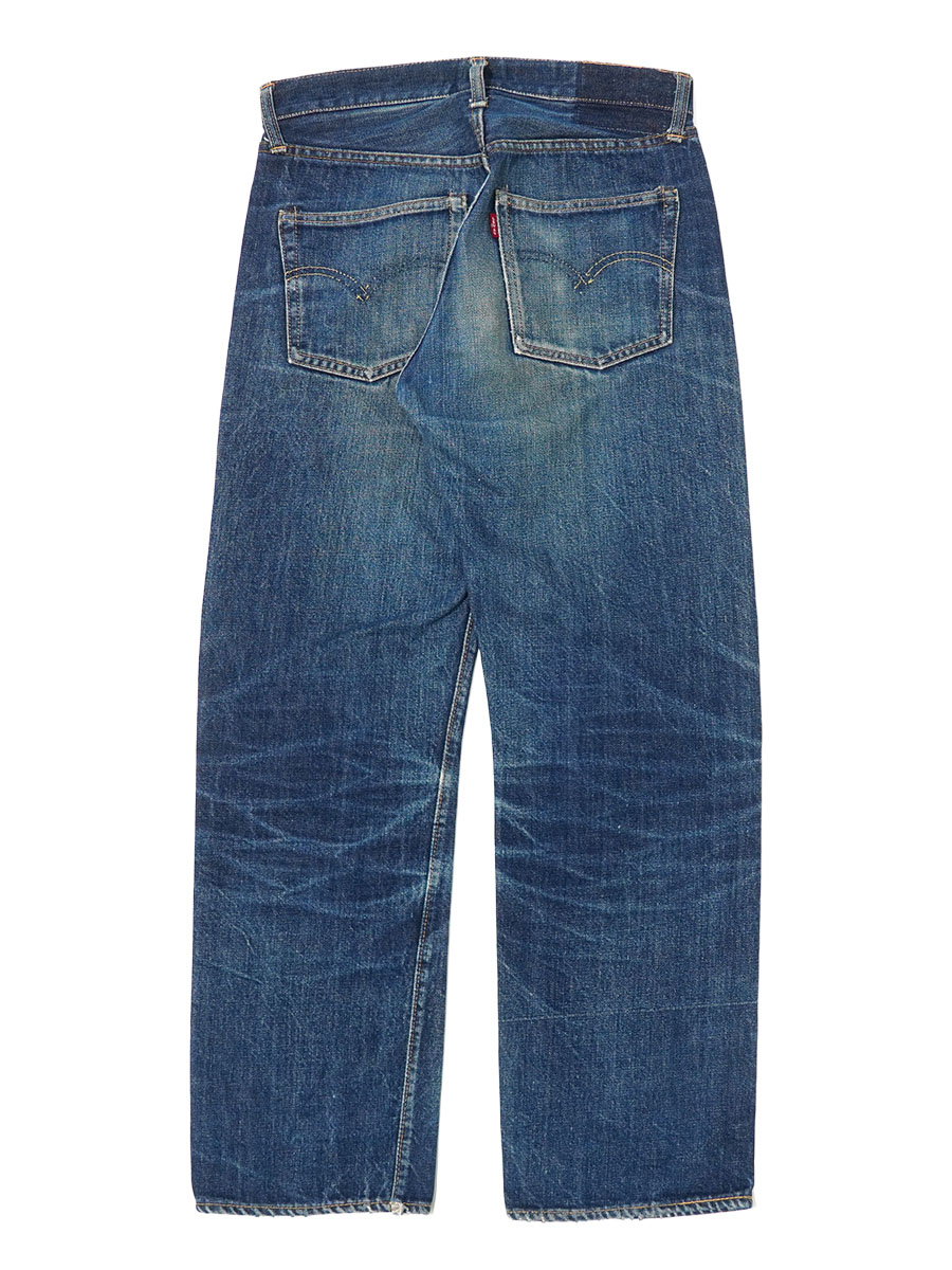 60's Levi's 501 BIG-E ウエストシングル デニムパンツ ヒゲ ハチノス