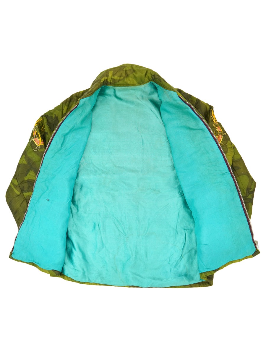 70'S ''BIEN HOA LONG BINH VIET-NAM 69-70'' CAMOUFLAGE VIET NAM JACKET (APPROX.MEDIUM)
