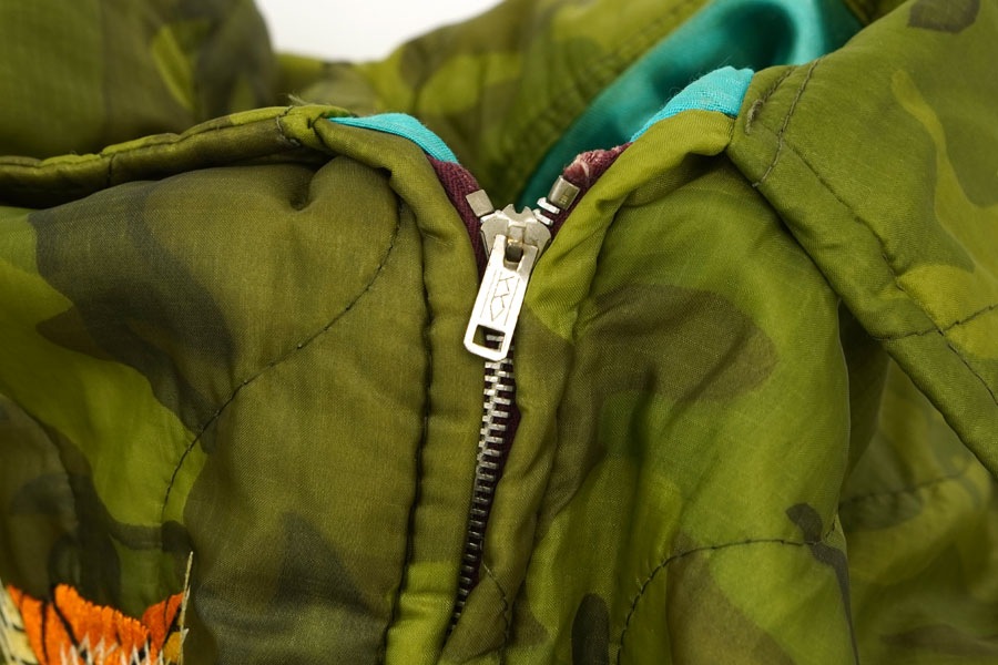 70'S ''BIEN HOA LONG BINH VIET-NAM 69-70'' CAMOUFLAGE VIET NAM JACKET (APPROX.MEDIUM)