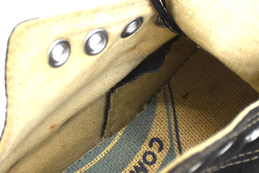 70's コンバース コーチ ブラック 表記(7 1/2) USA製