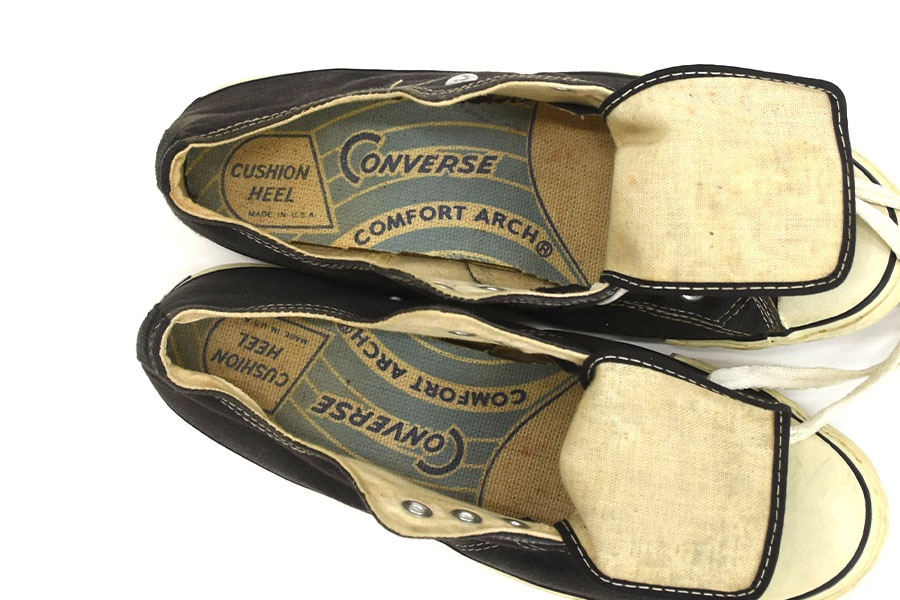 70's コンバース コーチ ブラック 表記(7 1/2) USA製