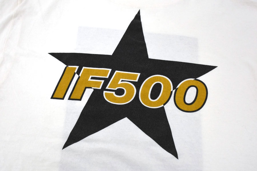 90's NKE MAN R.E.M. ''IF 500'' 両面プリント Tシャツ ホワイト 表記(XL) USA製