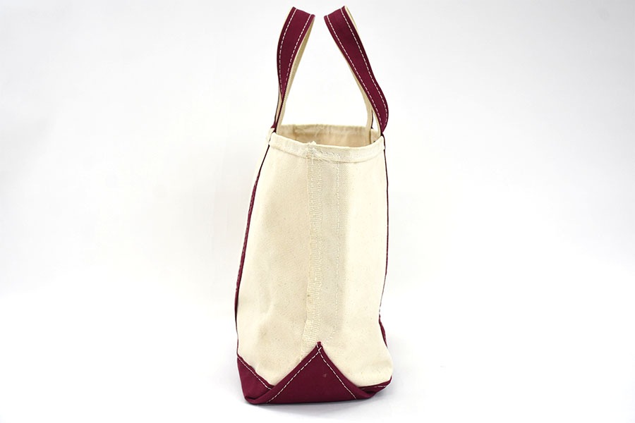 バッグ 80s LLBEAN BOAT AND TOTE 80's～ L.L.Bean BOAT AND TOTE 生成りxバーガンディ | すべての