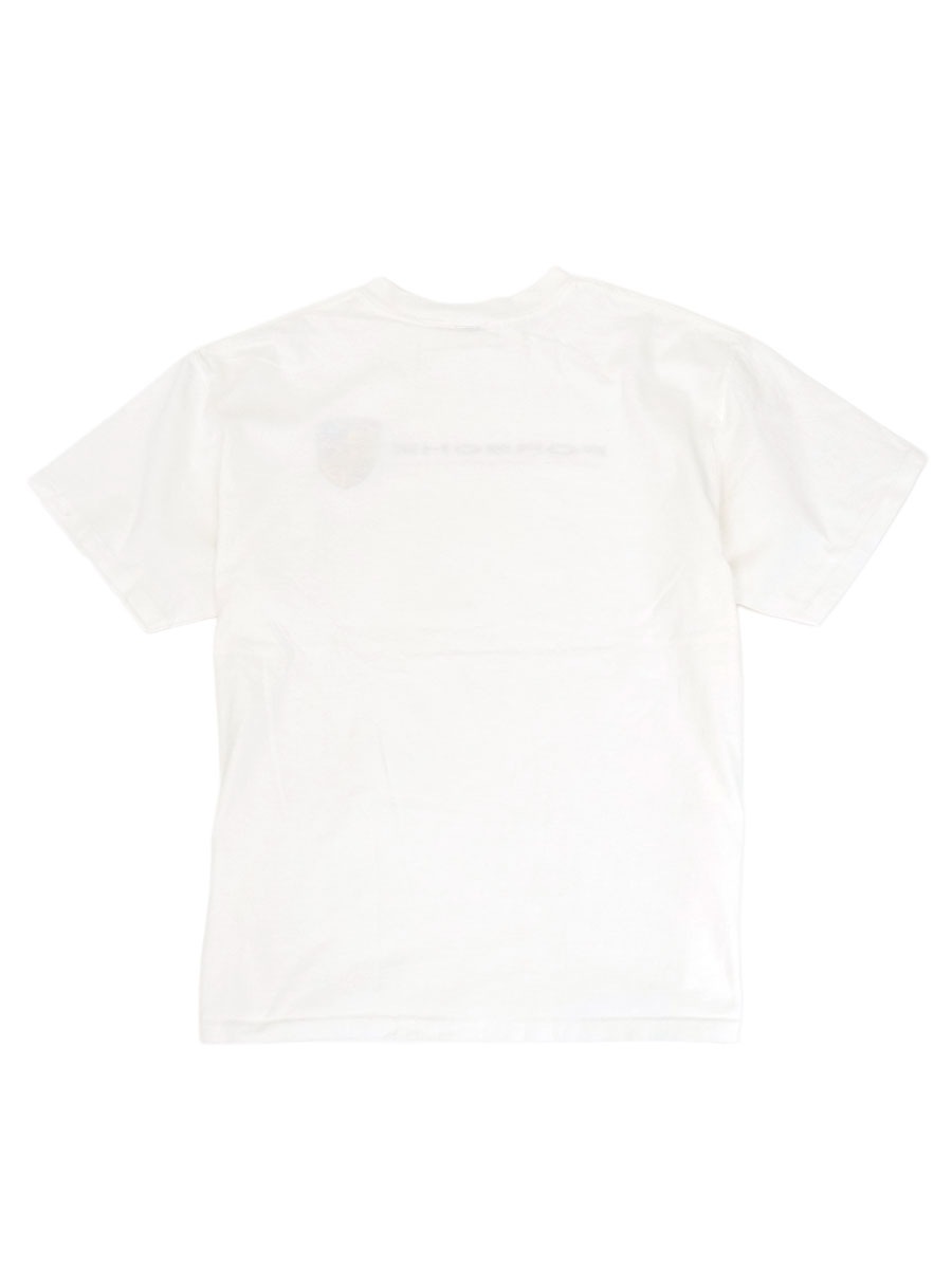80'S～ DUCK HEAD ''PORSCHE'' T SHIRT WHITE (SIZE.X LARGE) MADE IN USA