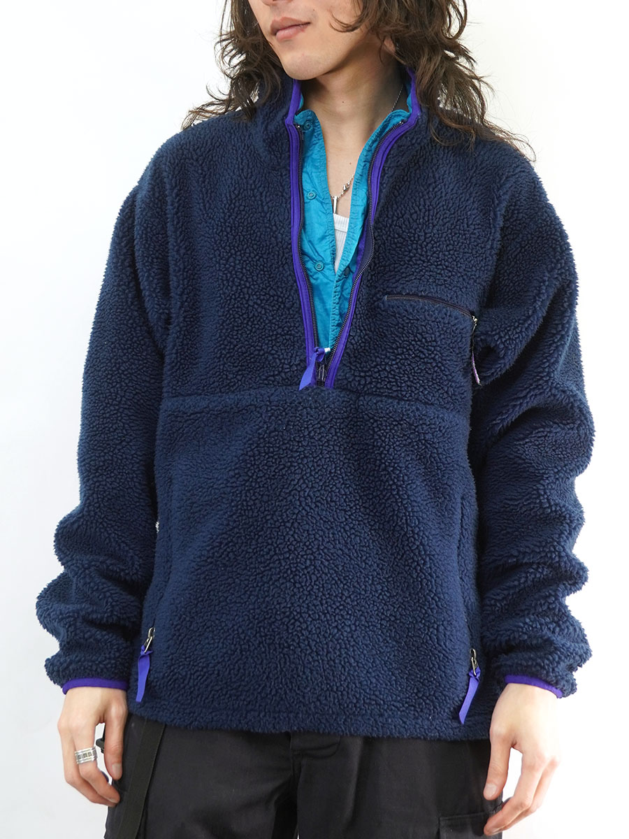 '92 パタゴニア パイルグリセードプルオーバー サファイア S USA製 92 パタゴニア パイルグリセードプルオーバー サファイア 表記(M) USA