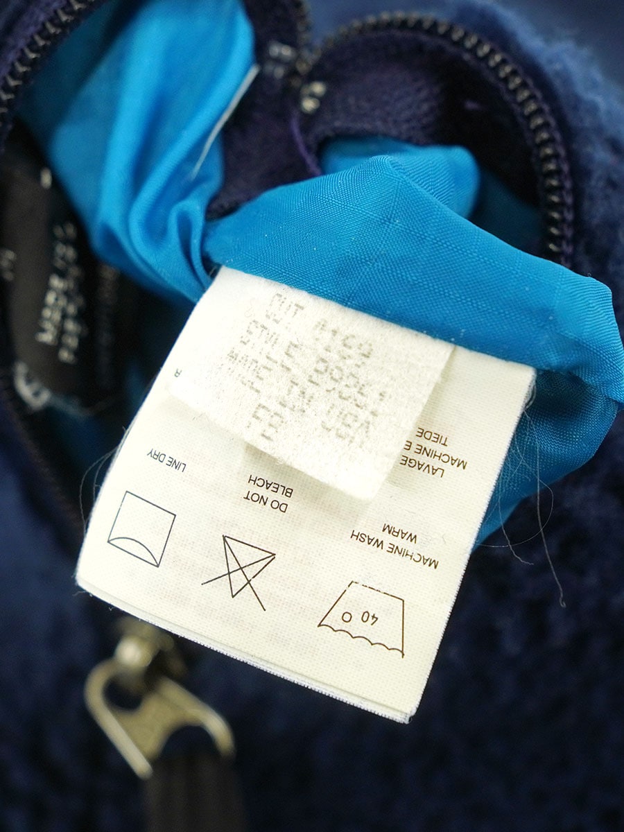 92 パタゴニア パイルグリセードプルオーバー サファイア 表記(M) USA