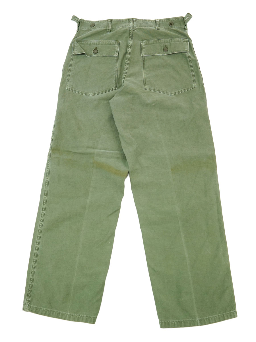 50's～ U.S.ARMY 初期 ベイカーパンツ ボタンフライ 実寸(31x30位