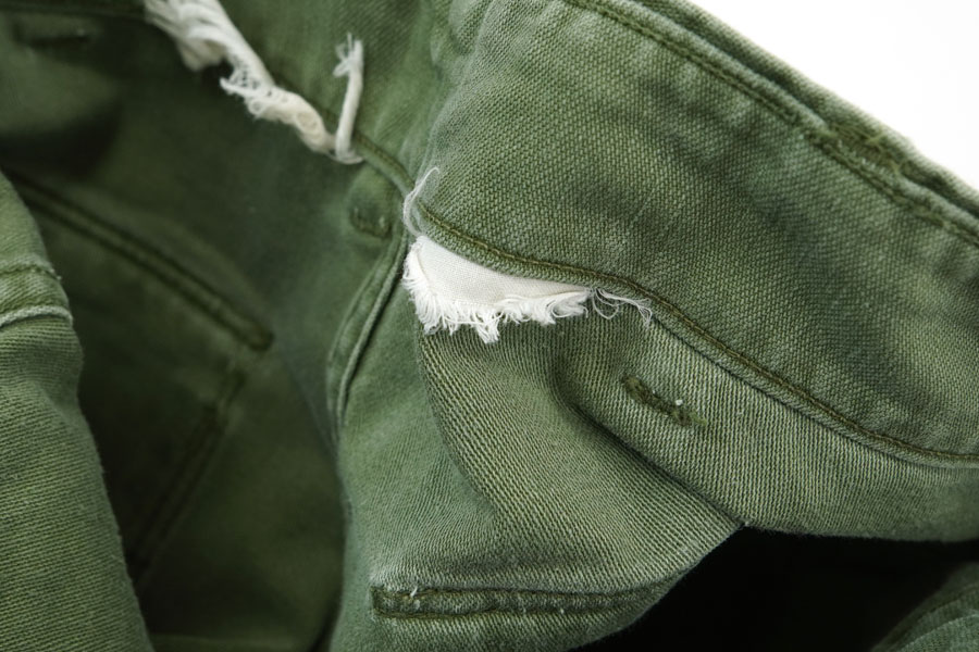 50's～ U.S.ARMY 初期 ベイカーパンツ ボタンフライ 実寸(31x30位