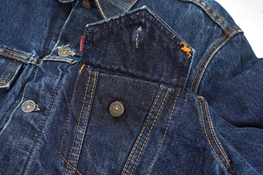 60's Levi's 70505 BIG-E ブランケット デニムジャケット 良雰囲気 実寸(42位)
