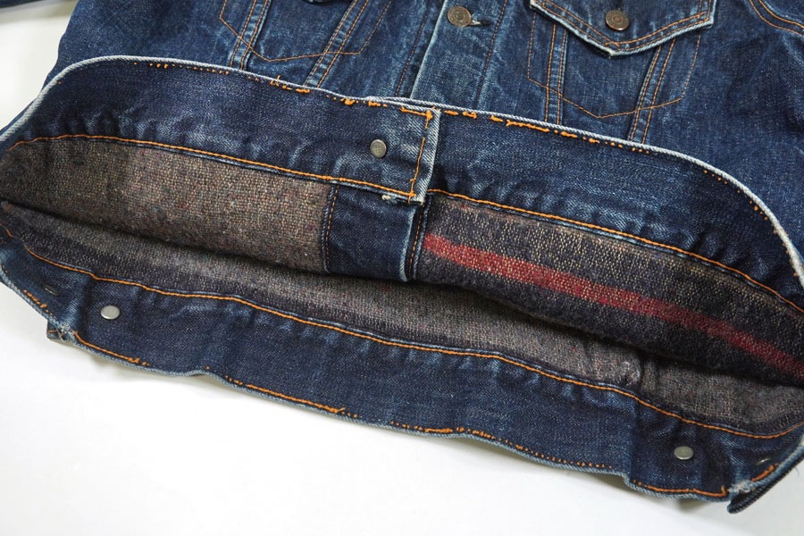 60's Levi's 70505 BIG-E ブランケット デニムジャケット 良雰囲気 実寸(42位)