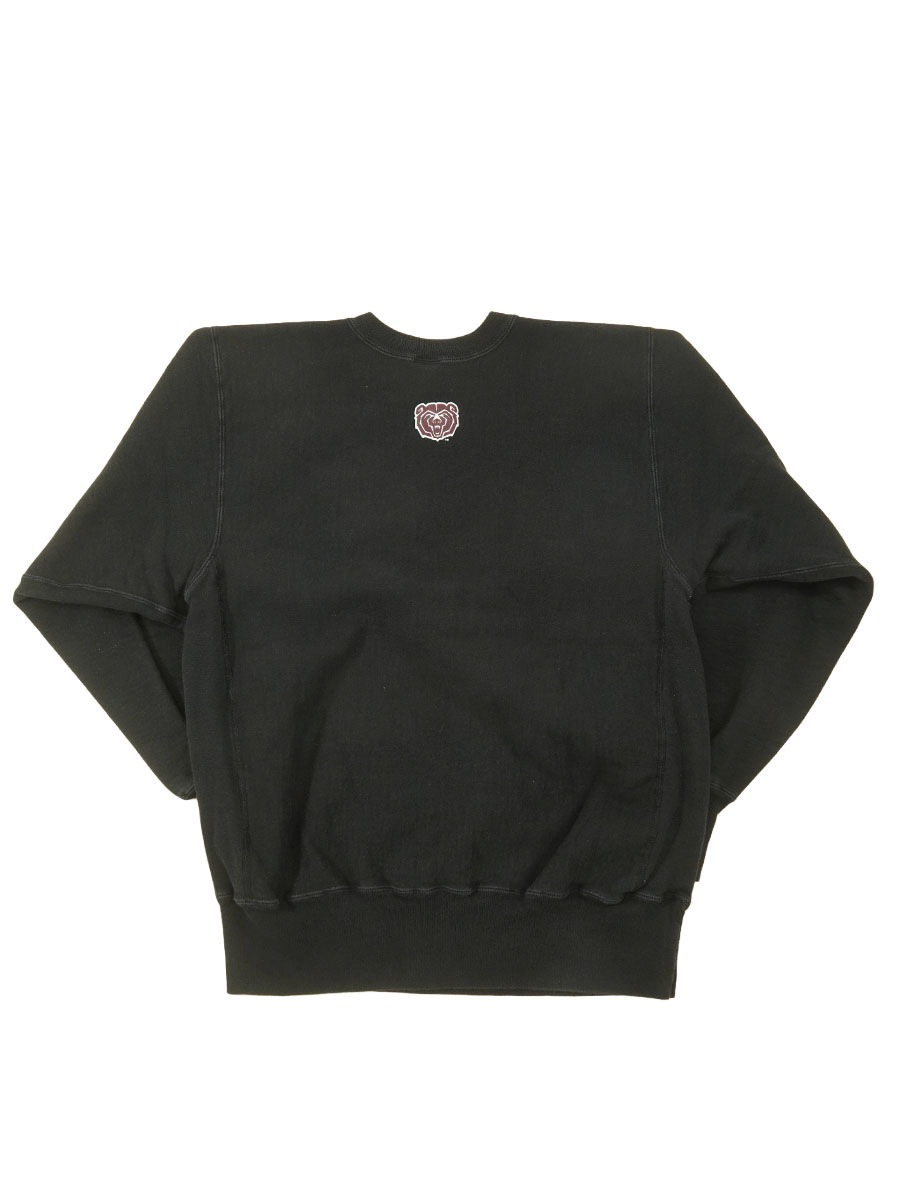90'S CHAMPION REVERSE WEAVE ''SMS'' BACK PRINT BLACK (SIZE. X