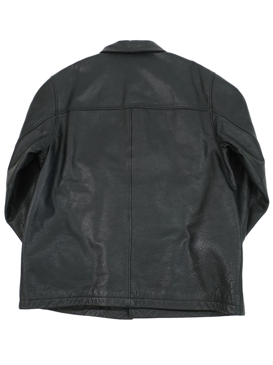 OLD GAP レザーカーコート ブラック 表記(XL) | NEW ITEM