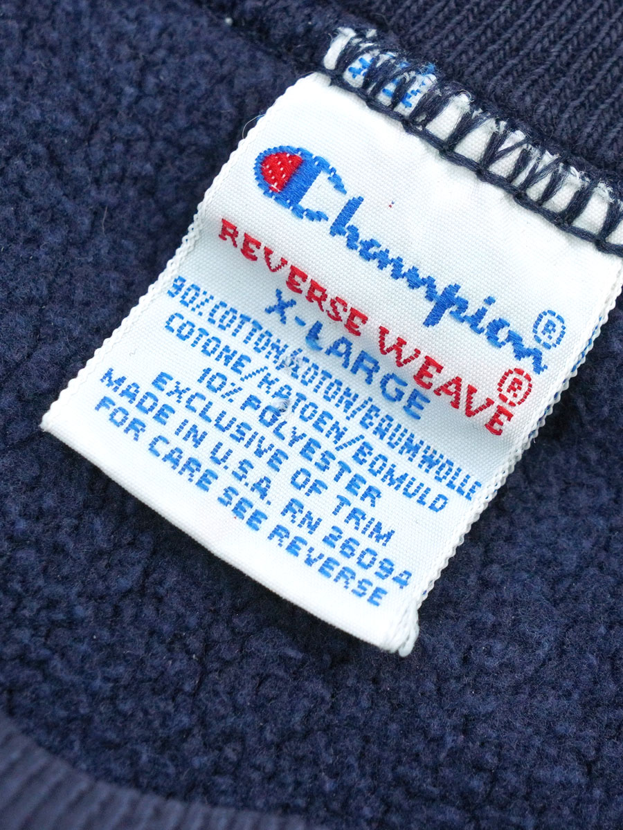 90'S CHAMPION REVERSE WEAVE ''PURDUE'' NAVY (SIZE.X LARGE) | NEW