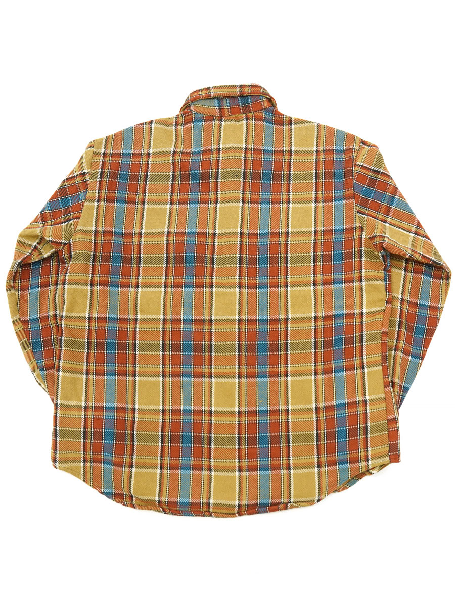 70's 単色タグ BIG MAC 好配色チェック フランネルシャツ 表記(L