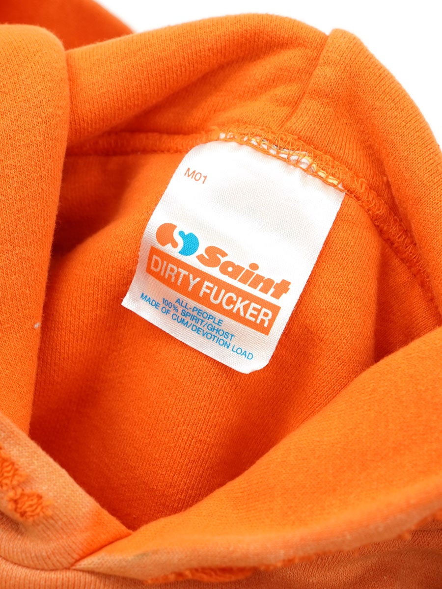 SAINT Mxxxxxx X BerBerJin DOUBLE FACE HOODIE SAINT ORANGE | SOLD