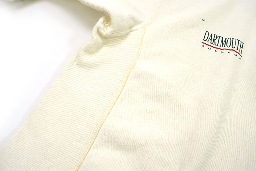 80's～ チャンピオンRW ''DARTMOUTH'' ハーフスナップ ホワイト 表記(XL) USA製