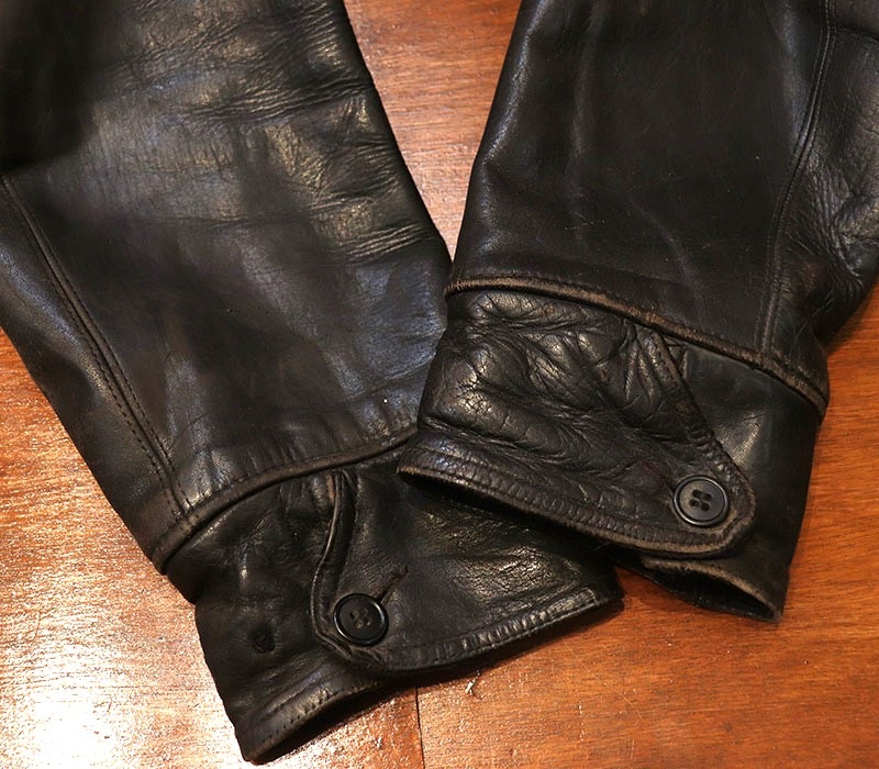 1930s LEATHER CAR COAT , Size 42