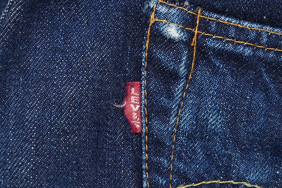 50's Levi's 501XX 片面 デニムパンツ 濃紺 極上雰囲気 実寸(W31 L29) レザーパッチ残り