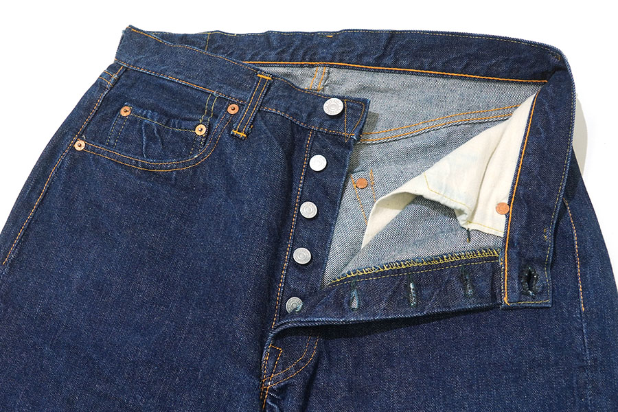 50's Levi's 501XX 片面 デニムパンツ 濃紺 極上雰囲気 実寸(W31 L29) レザーパッチ残り
