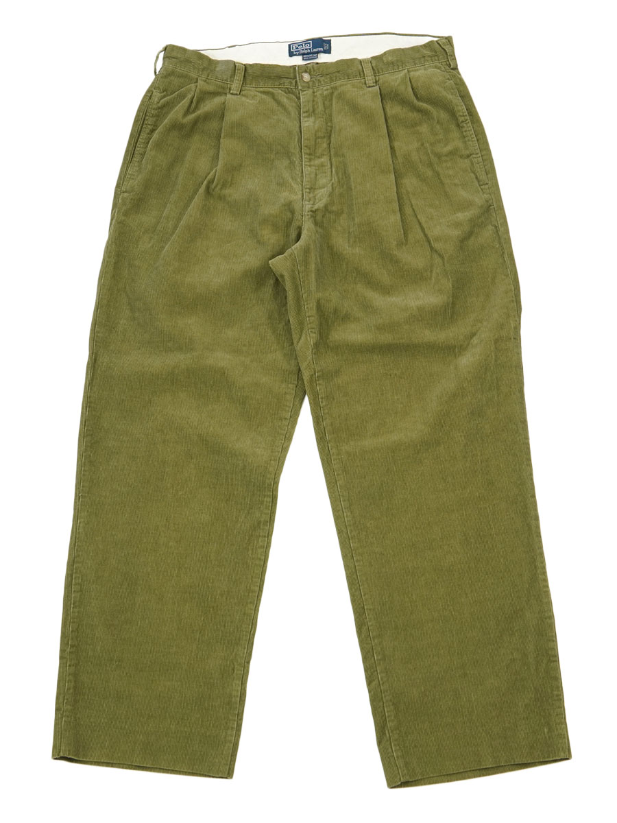 RALPH LAUREN CORDUROY HAMMOND PANT OLIVE (SIZE.W36 L32) | すべての