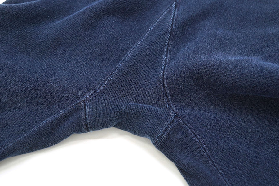 70's 青単色タグ チャンピオンRWパンツ ''LORAS'' ネイビー 表記(S)