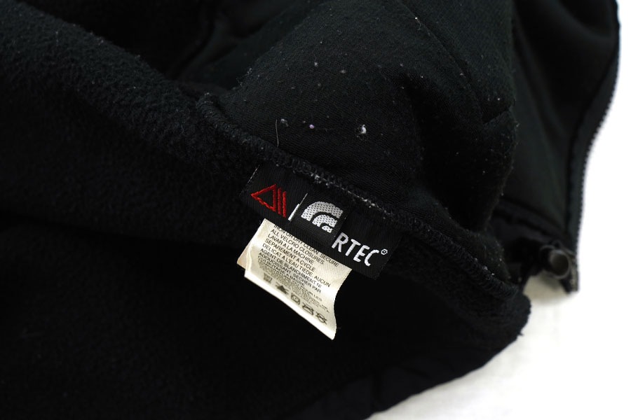90's～ THE NORTH FACE ''DENALI'' フリースJKT 黒×黒 表記(M)　