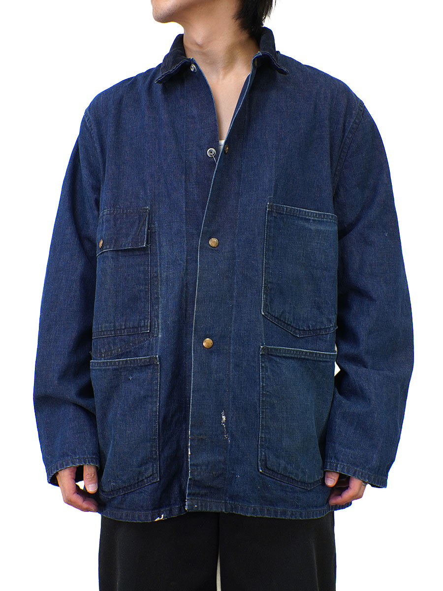 60s　CARTER'S　カバーオール　ブラック　フェード　襟コーデュロイ 36e5cf9151849543a90a9b242ca8bd