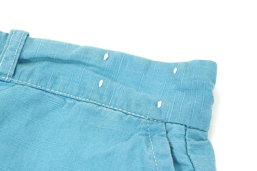 40's～ Anvil Brand コットンワークパンツ ライトブルー 実寸(35x31位