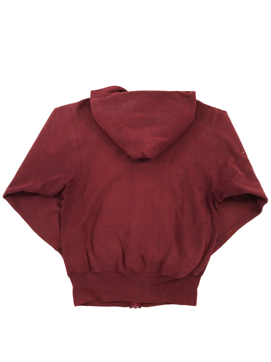 90's 刺繍タグ チャンピオンRW フルジップパーカ エンジ 表記(XXL) USA