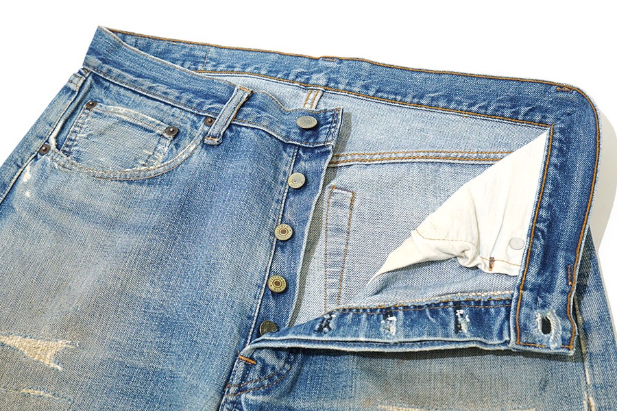 70's Levi’s 501 66前期 デニムパンツ 味ありリペア 実寸(W32.5 L30)