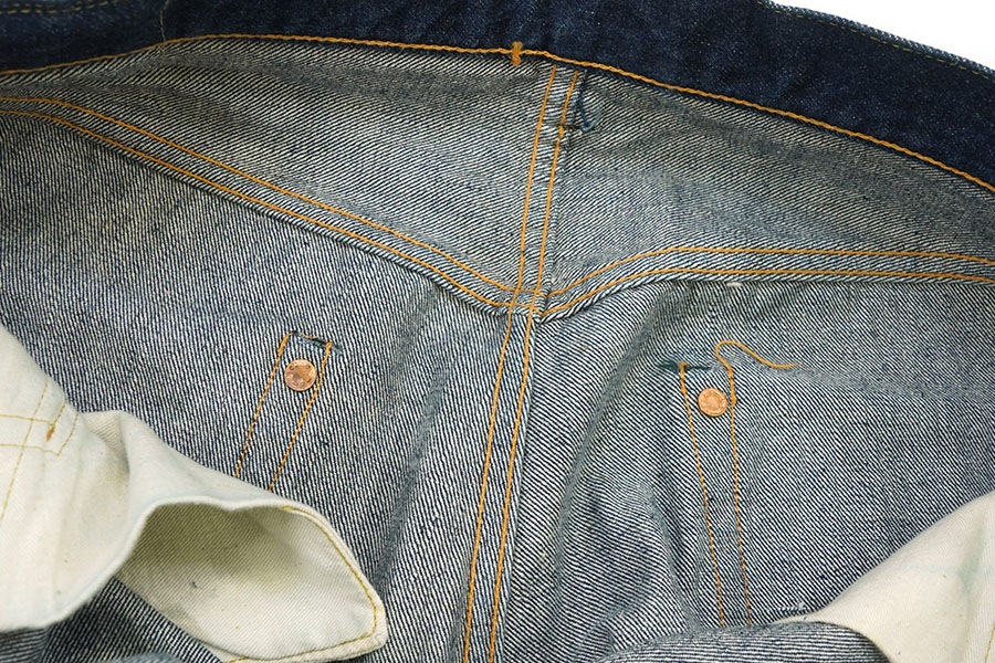 50's Levi's 501XX デニムパンツ 濃紺 極上雰囲気 実寸(W34 L31) レザーパッチ残り