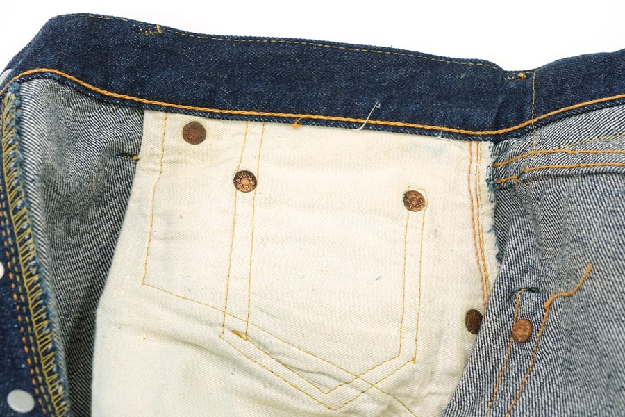50's Levi's 501XX デニムパンツ 濃紺 極上雰囲気 実寸(W34 L31) レザーパッチ残り