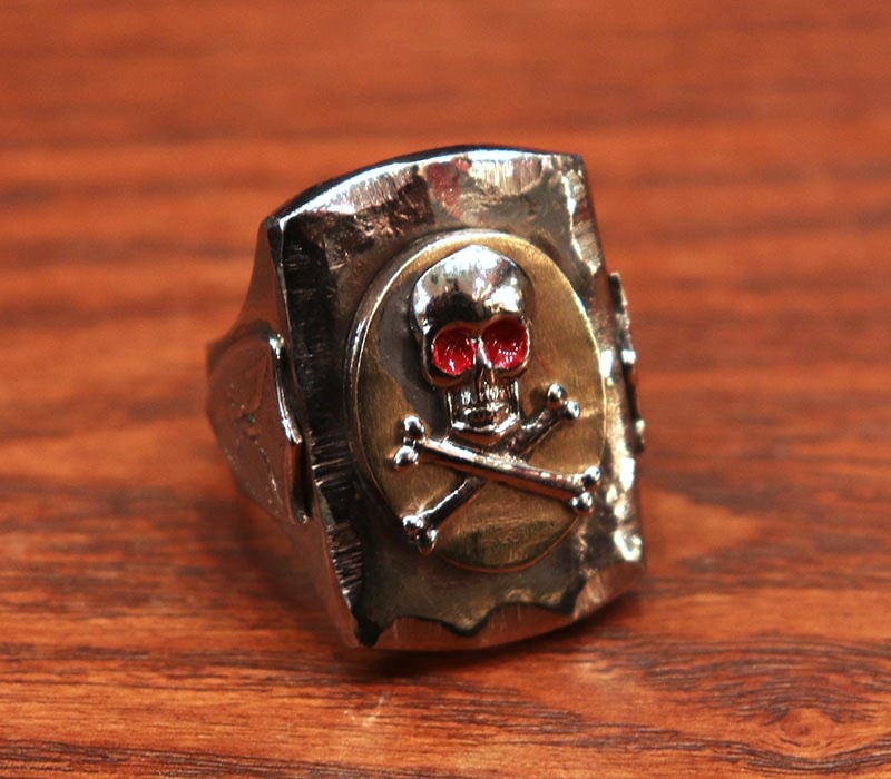 コレクション #34 vintage 40s' skull Mexican ring コレクション #34 vintage 40s' skull Mexican ring VINTAGE