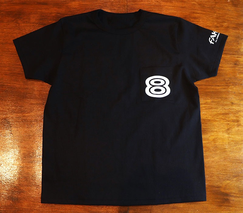 ８(エイト) 50th Anniversary , ８ x FAKEα T , BLACK , Size S