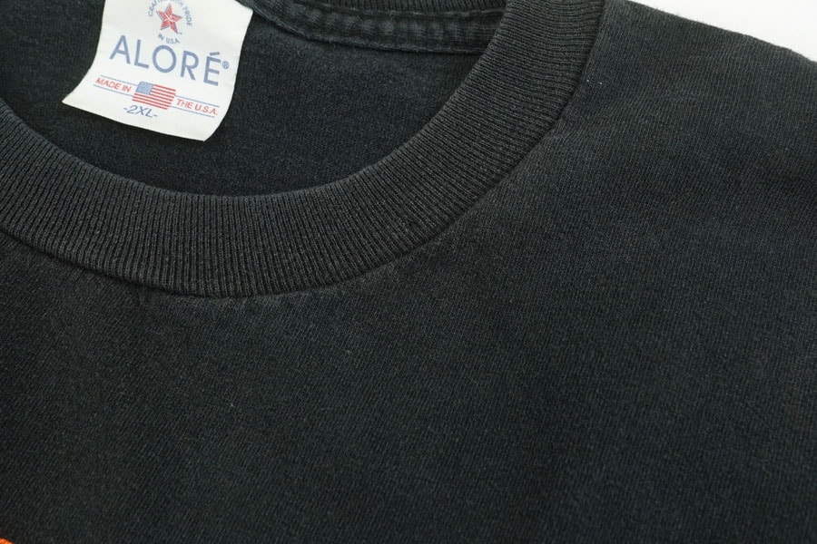 90's ALORE ''BLACK DEATH European Tour 1347-1351'' 両面プリントTシャツ 表記(2XL) USA製