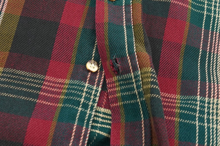 90's McGREGOR 好配色チェック フランネルシャツ 表記(XL)
