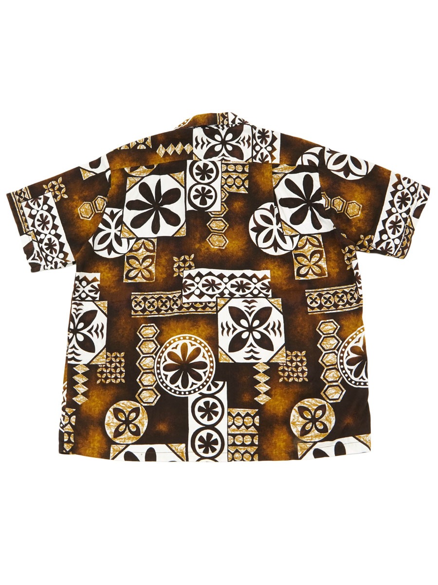 70'S SOUTH SEA GARMENTS HAWAIIAN SHIRT (SIZE.XOS)