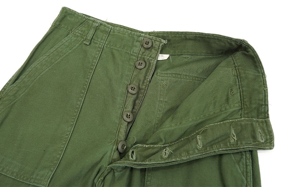 60's U.S.ARMY ベイカーパンツ ボタンフライ 表記(30x31) | NEW ITEM