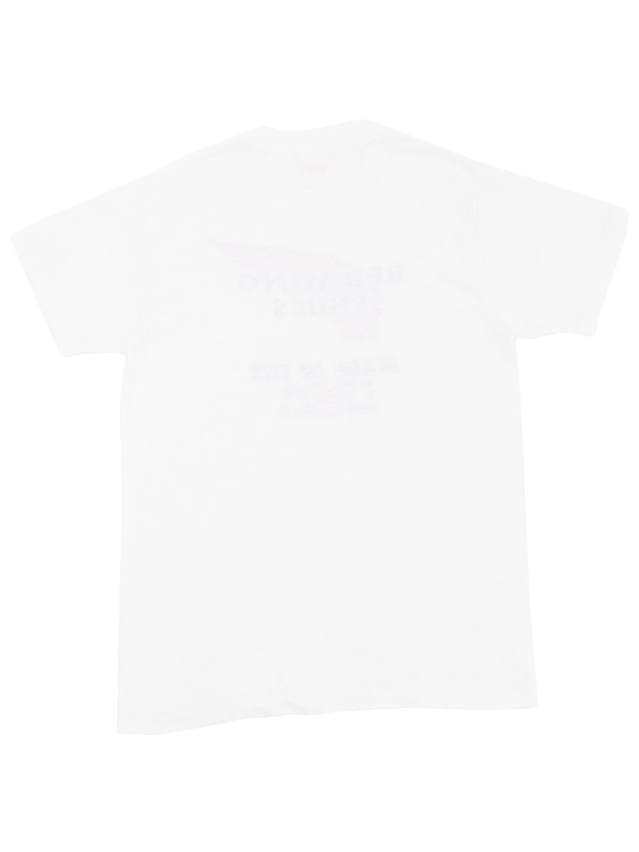 80'S ROYAL ''RED WING SHOES MADE IN THE USA'' T SHIRT WHITE (SIZE.LARGE) MADE IN USA