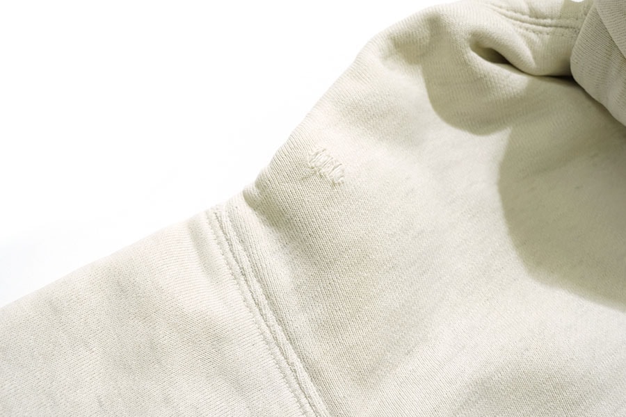 50's 後付けスウェットパーカ Wフェイス ''RHODE ISLAND 209'' 実寸(L位)