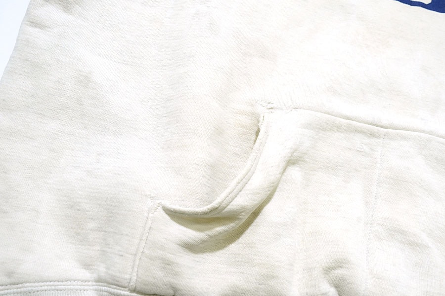 50's 後付けスウェットパーカ Wフェイス ''RHODE ISLAND 209'' 実寸(L位)