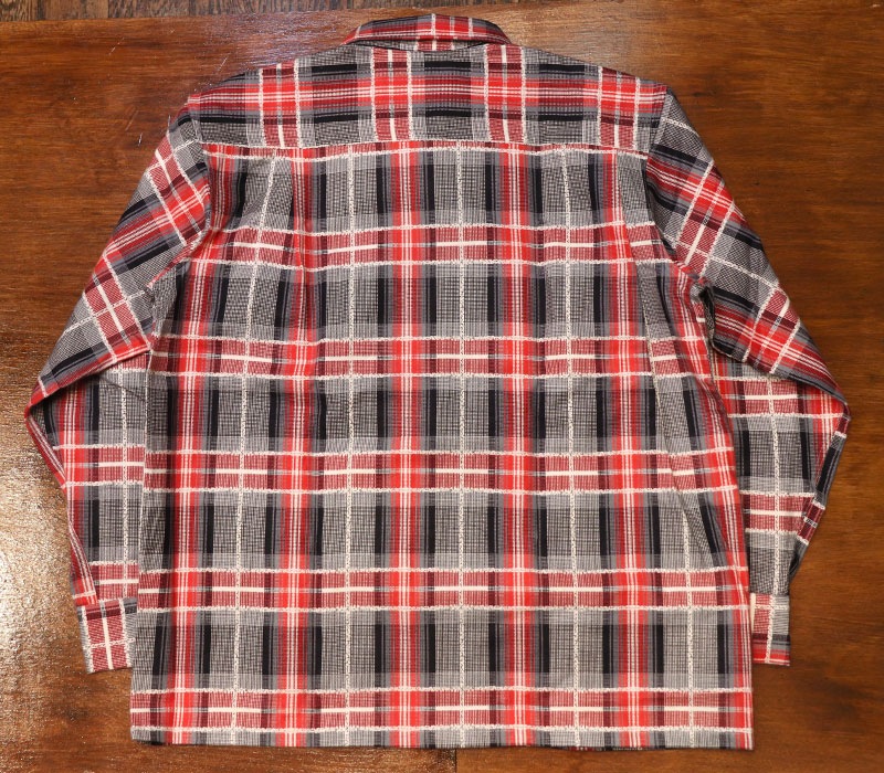 1950s DEAD STOCK , FLANNEL SHIRT , Size L
