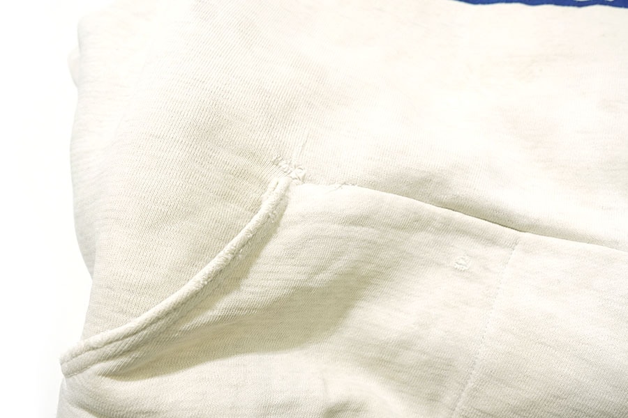 50's 後付けスウェットパーカ Wフェイス ''RHODE ISLAND 209'' 実寸(L位)