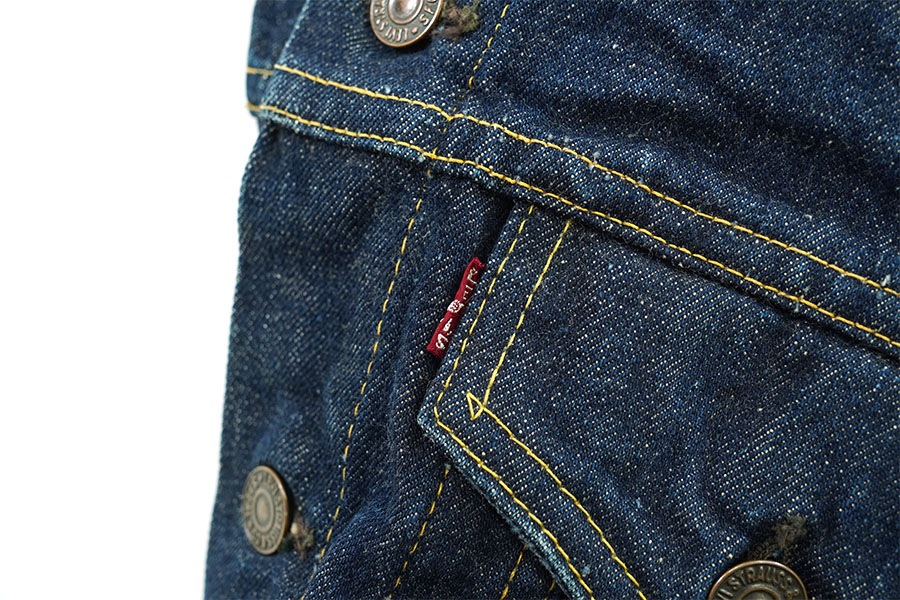 60's Levi's 557XX ギャラ BIG-E デニムジャケット 真っ紺！ 表記(38)
