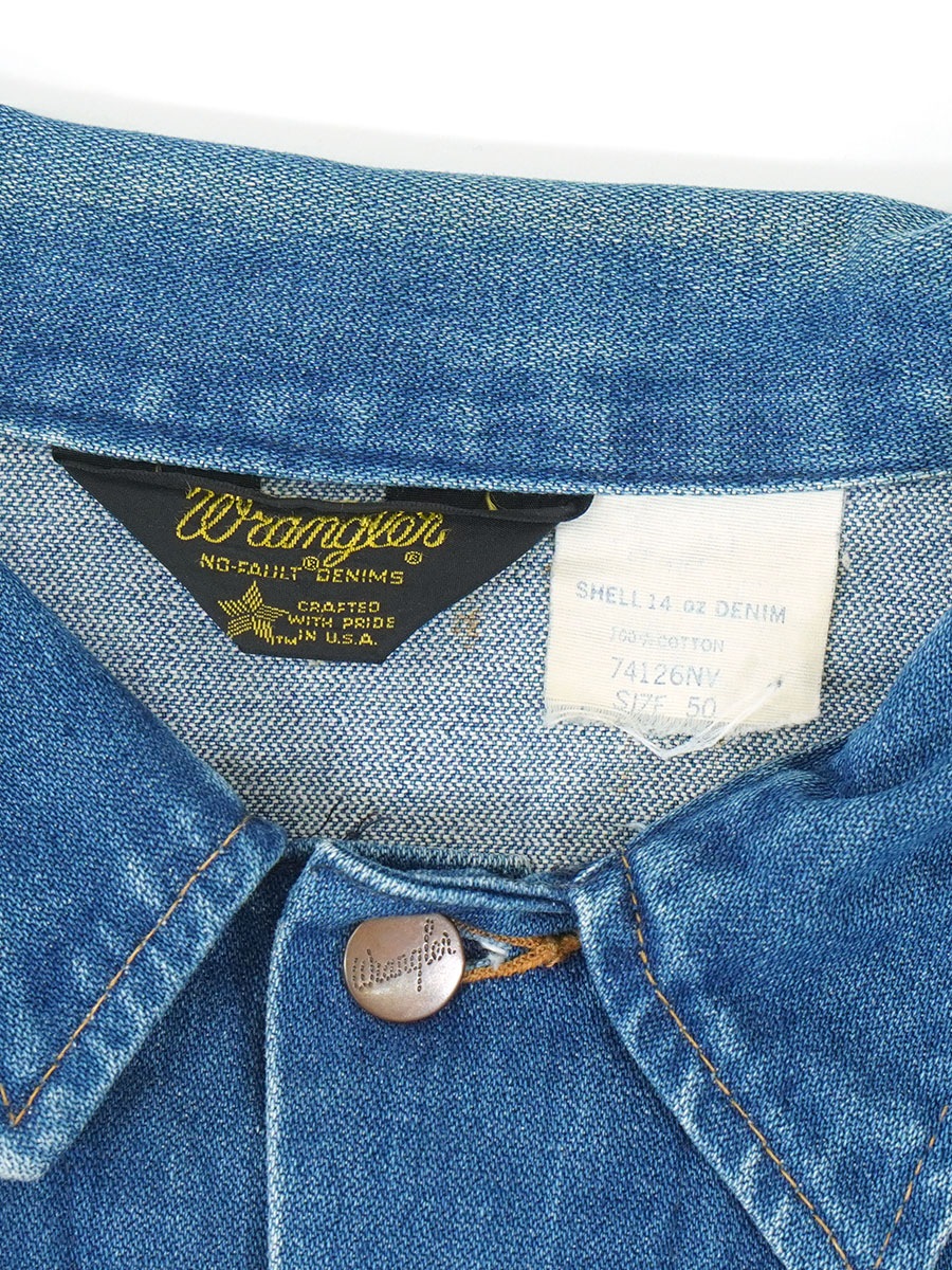80'S WRANGLER 74126PW (SIZE.50) MADE IN USA | NEW ITEM