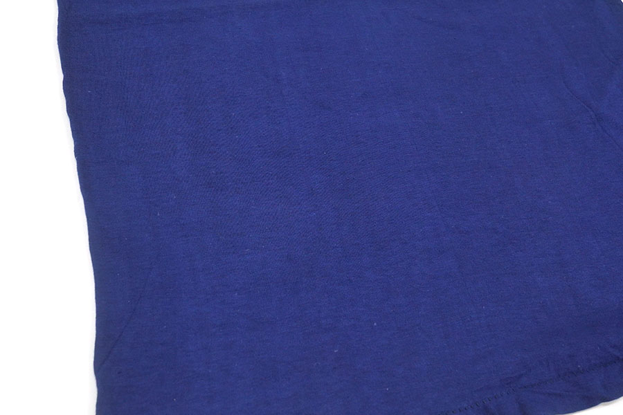 80's GESIM CORP 無地 ポケットTシャツ ネイビー 表記(L) フランス製 NOS