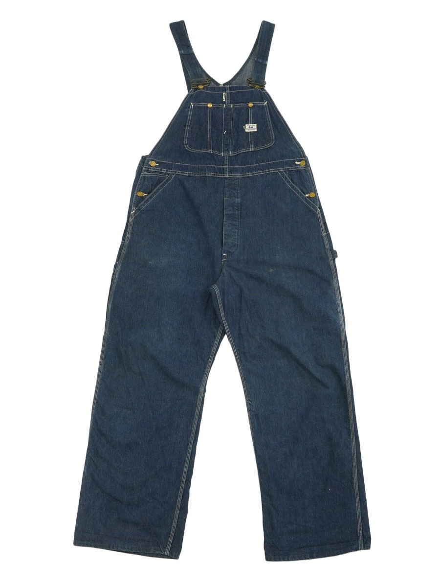 40'S LEE 91-SB DENIM OVERALL HOUSE MARK (APPROX.W40 L30) | NEW